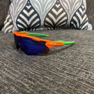 Oakley Prizm Sunglasses with Orange and Green Frame